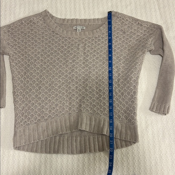 American Eagle Outfitters Taupe Knit Sweater - Size S - Picture 10 of 11